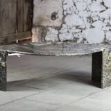 Eye-shaped marble coffee table by Roche Bobois, 1970