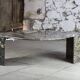 Table basse en marbre forme oeil par Roche Bobois, 1970