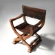 Chaise de trône néo-Renaissance antique, France, années 1890.