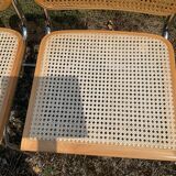 Pair of Marcel Breuer Cesca B32 chairs