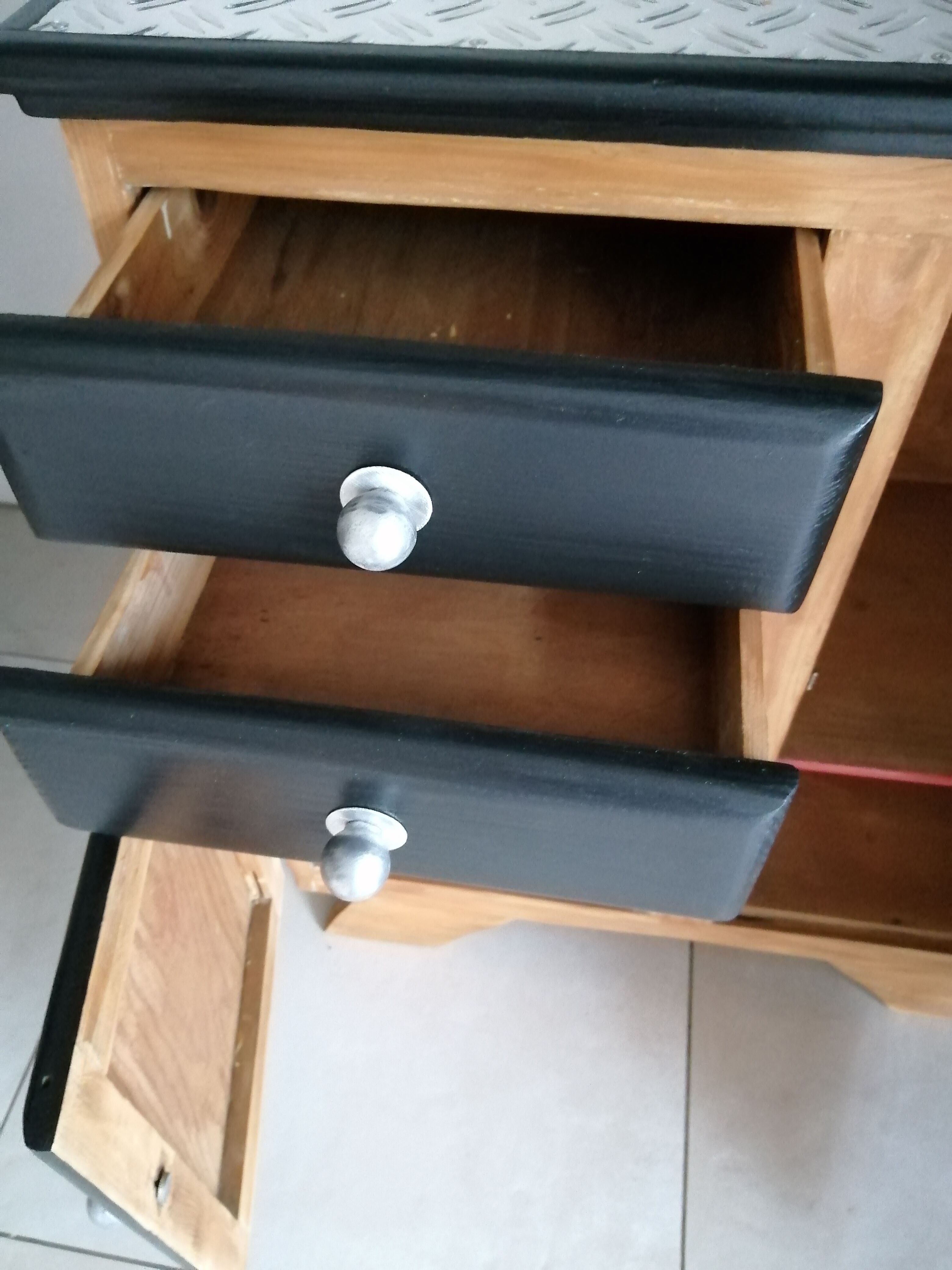 Mado-style wooden buffet