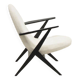 Fauteuil bouclé design vintage du milieu du siècle, Pays-Bas des années 1960.