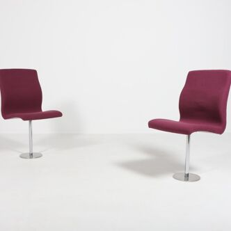 Suite of two chairs "Oxford" by Arne Jacobsen for Fritz Hansen