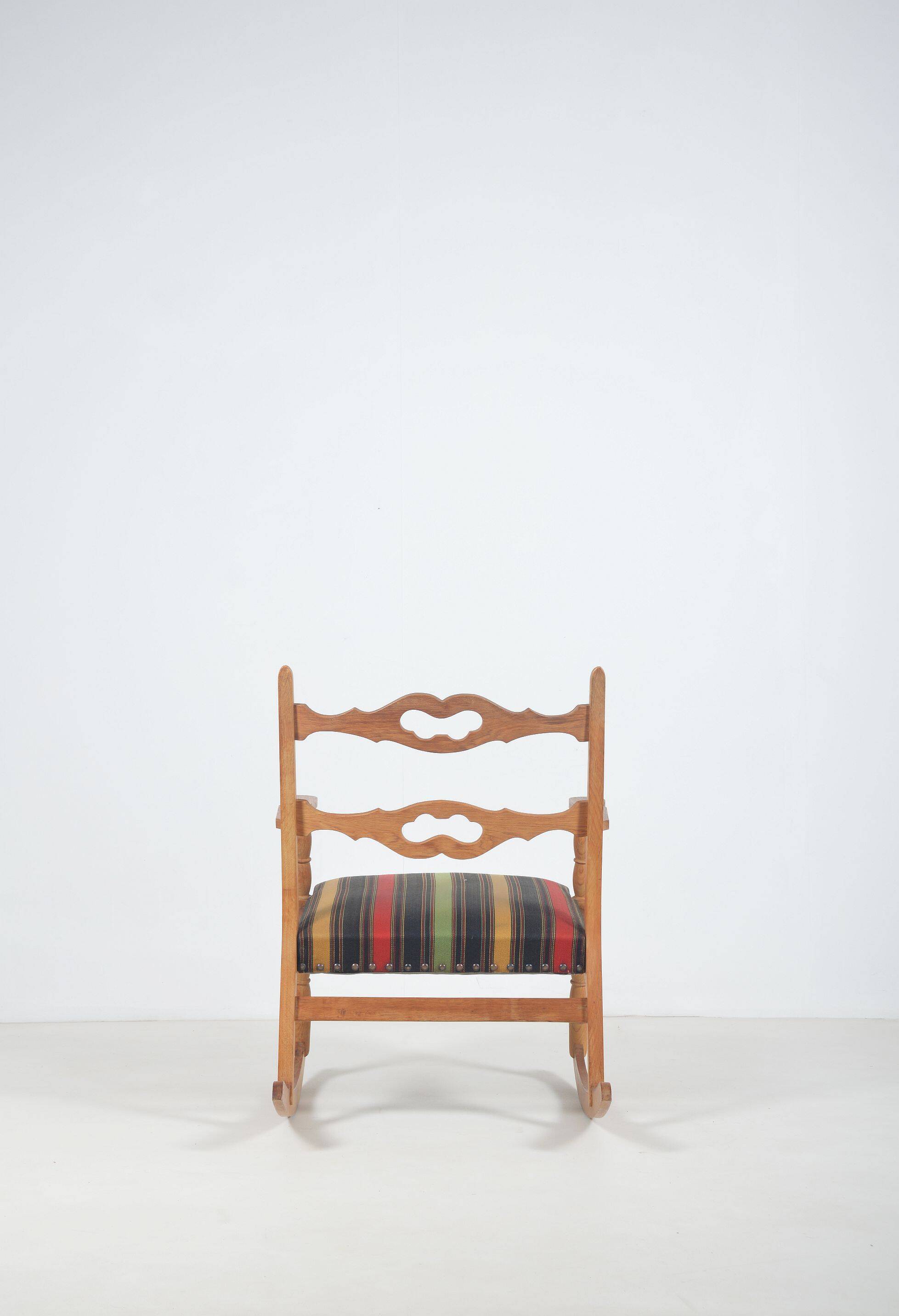 Danish rocking chair by Henning Kjærnulff for EG Kvalitetsmobel, 1960s