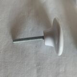 white ceramic door knobs with illustration