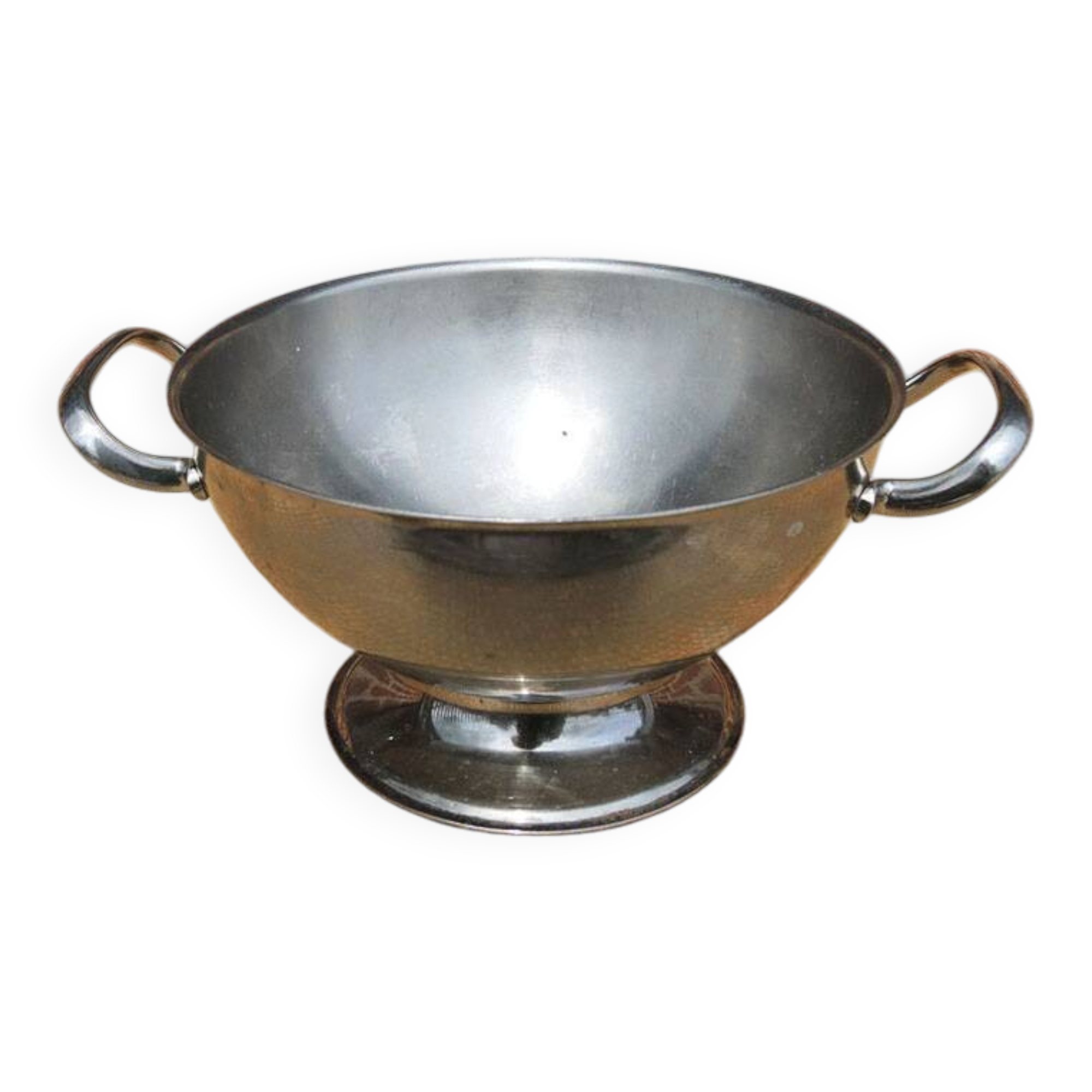 Vintage stainless steel punch bowl Alessi Alfra