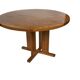 Table à manger ovale en pin, années 1970