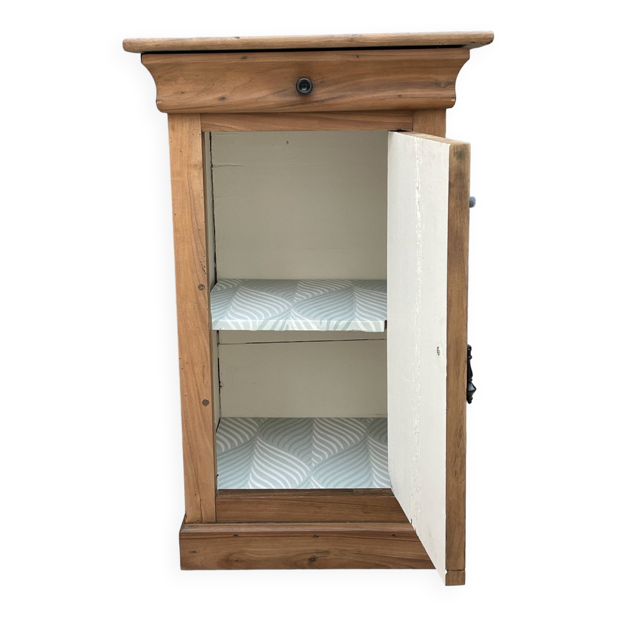 Renovated wooden bedside