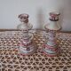 duo of ceramic candle holders