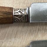 Set of 10 Art Deco knives