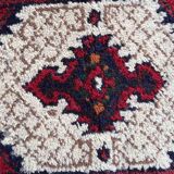 Vintage Persian carpet Hamadan handmade 41cm x 59cm 1970s