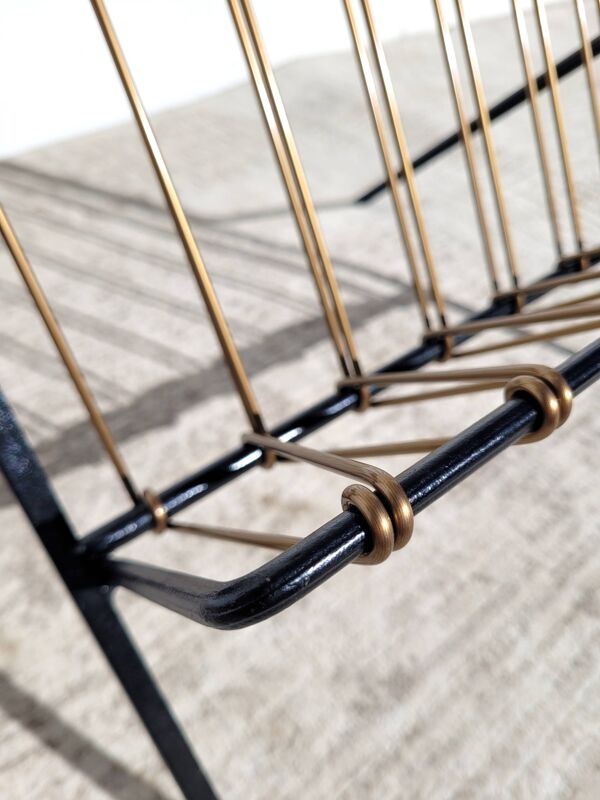 Table d'appoint scoubidou 1960 sellette ou bout de canapé vintage