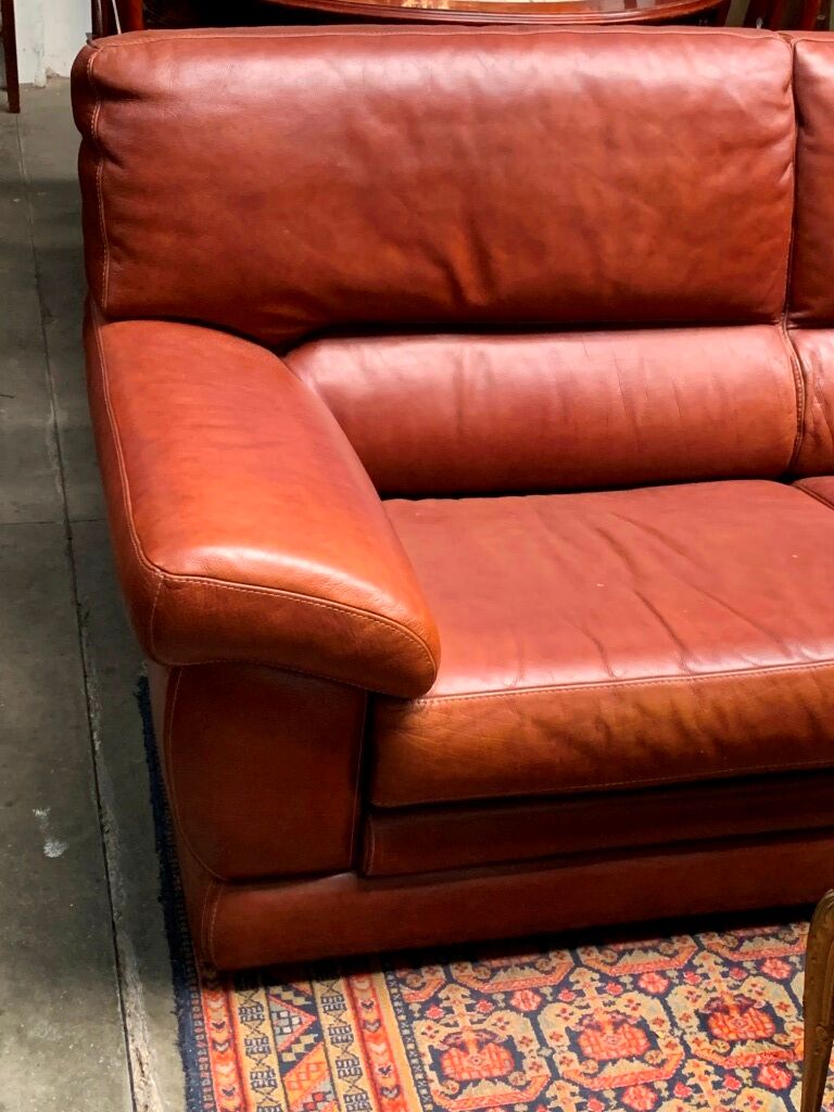 Leather sofa