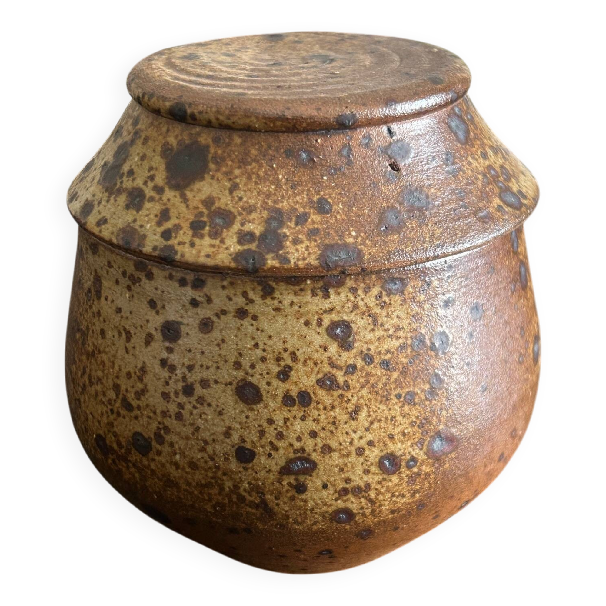 pyrite stone box Charles Gaudry Puisaye