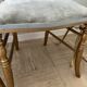 Pair of Napoleon III chairs in gilded wood with velvet upholstery.