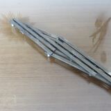 Extendable silver metal underside 40s 50s