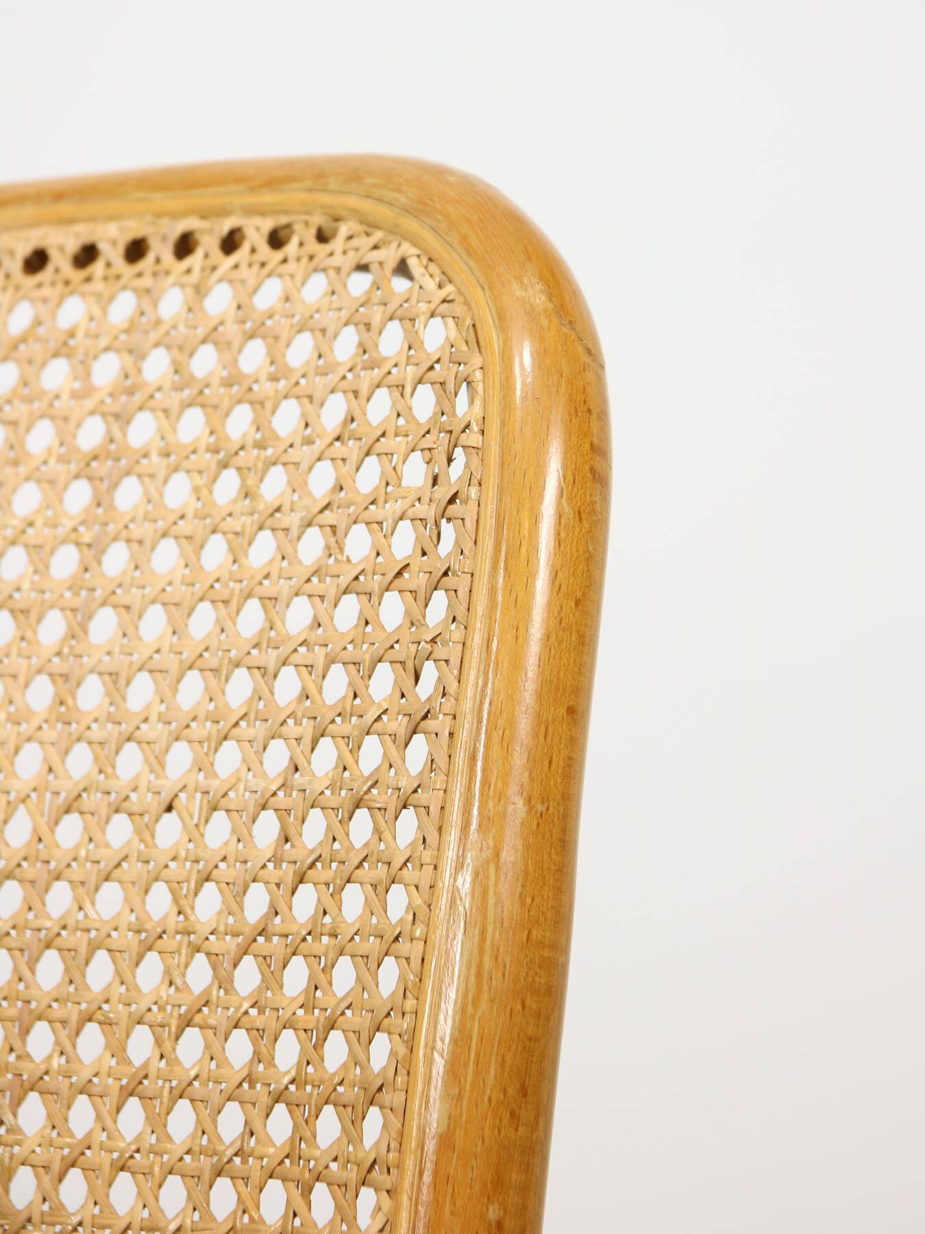 Paire de chaises vintage n°811 en bois courbé