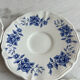 Set of 5 antique Sarreguemines saucers