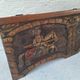 Artes de México Spanish colonial wood and iron carved painted coffer, 1940s
