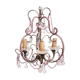 Lustre opaline rose
