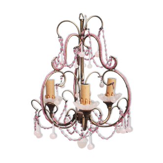 Lustre opaline rose