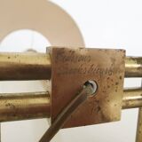 Hollywood regency brass table light, Italy 1950's