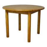 Scandinavian Round Pine Dining Table, 1970s
