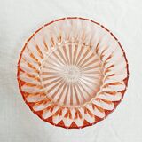 Pink glass bowl