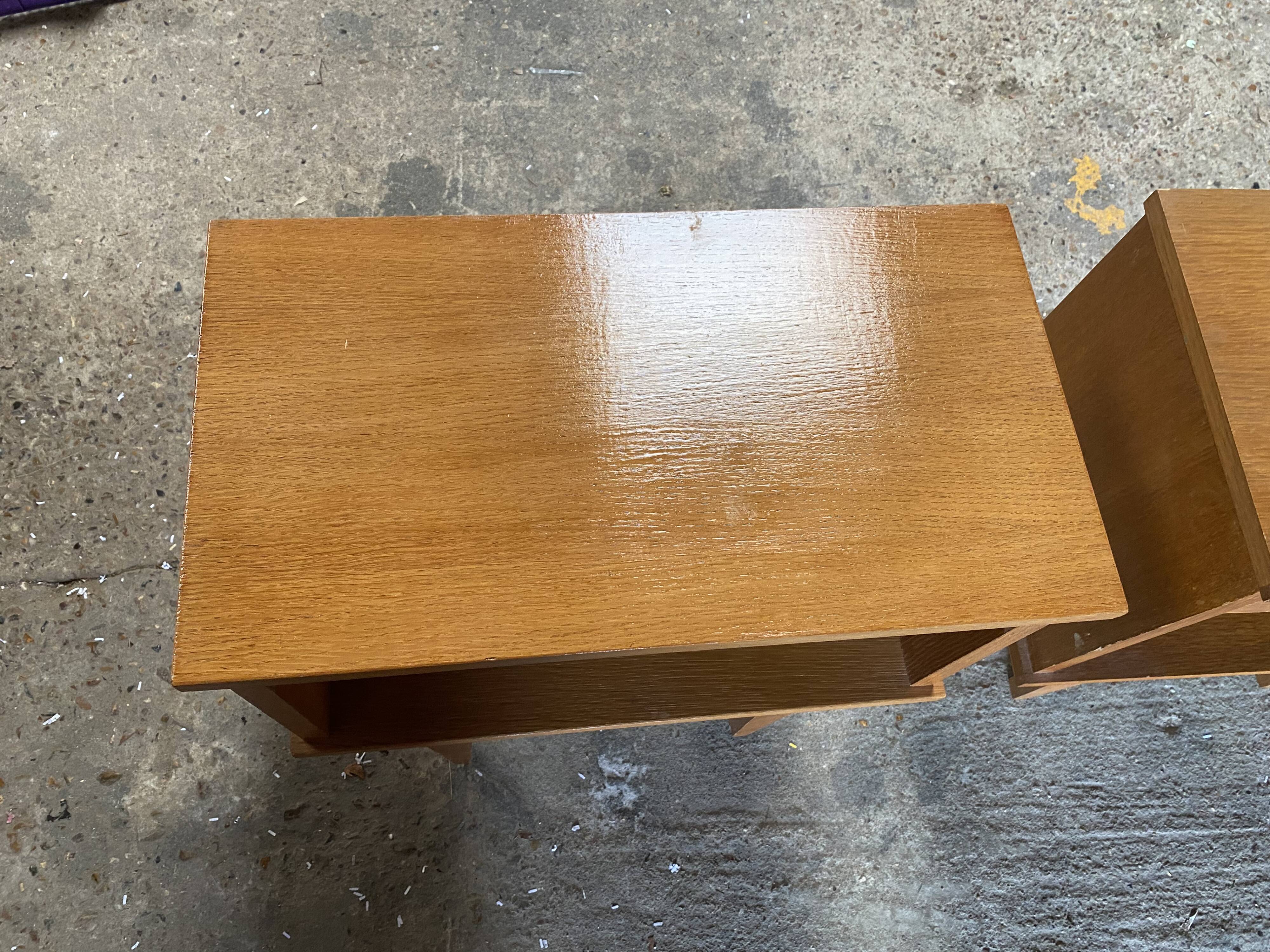 Pair of vintage bedside tables 60s