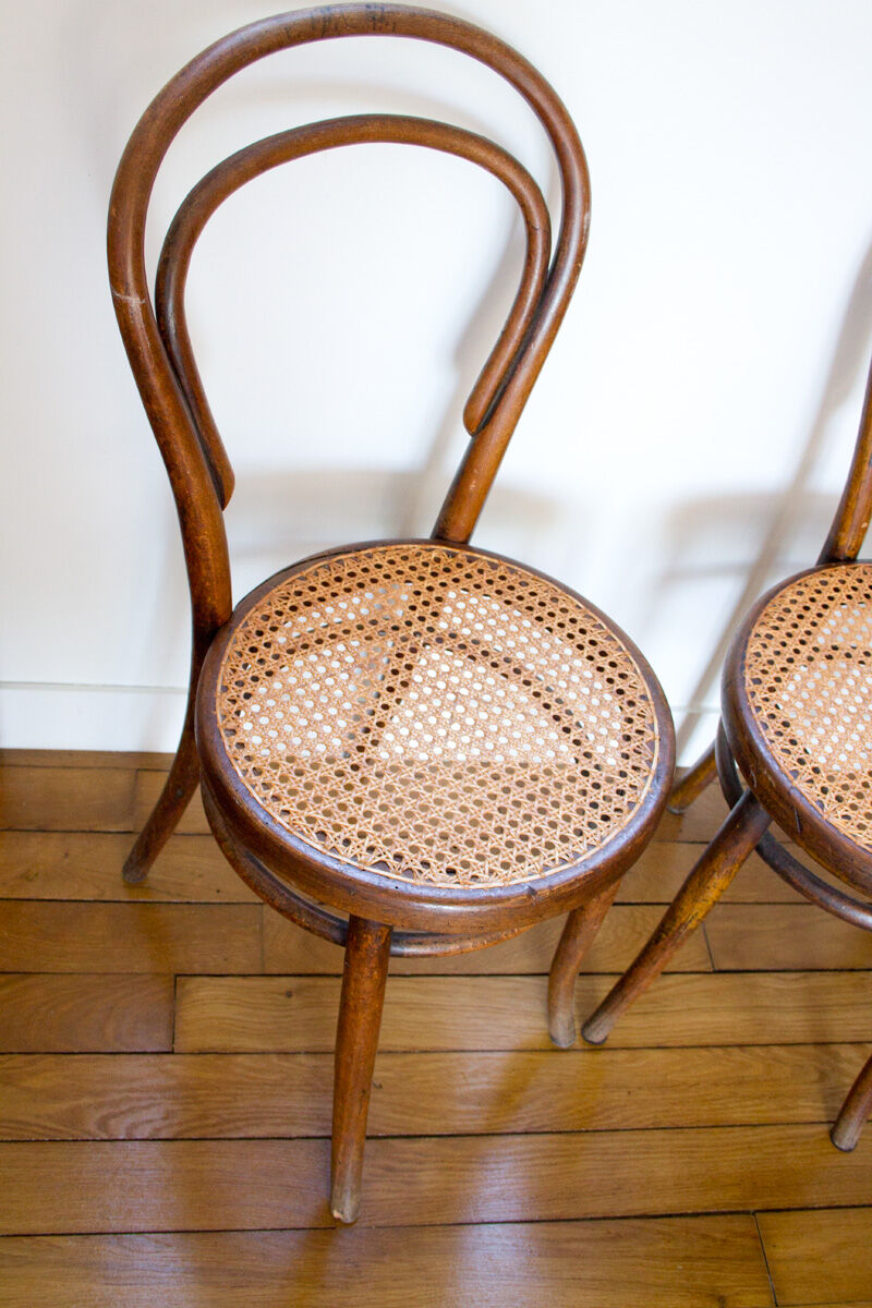 Pair of bistro chairs