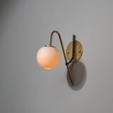 Applique murale sophistiquée italienne du milieu du siècle, années 1950