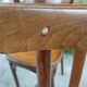 6 bistro chairs, pattern on the seat