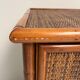 Vintage chest of drawers in bamboo and wicker 1970
