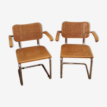 Paire de fauteuils B64 cesca par Marcel Breuer années 70