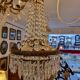 Hot air balloon chandelier with grapevines early twentieth century