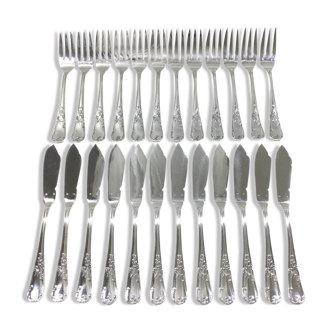 François frionnet - 12 cutlery in poisson