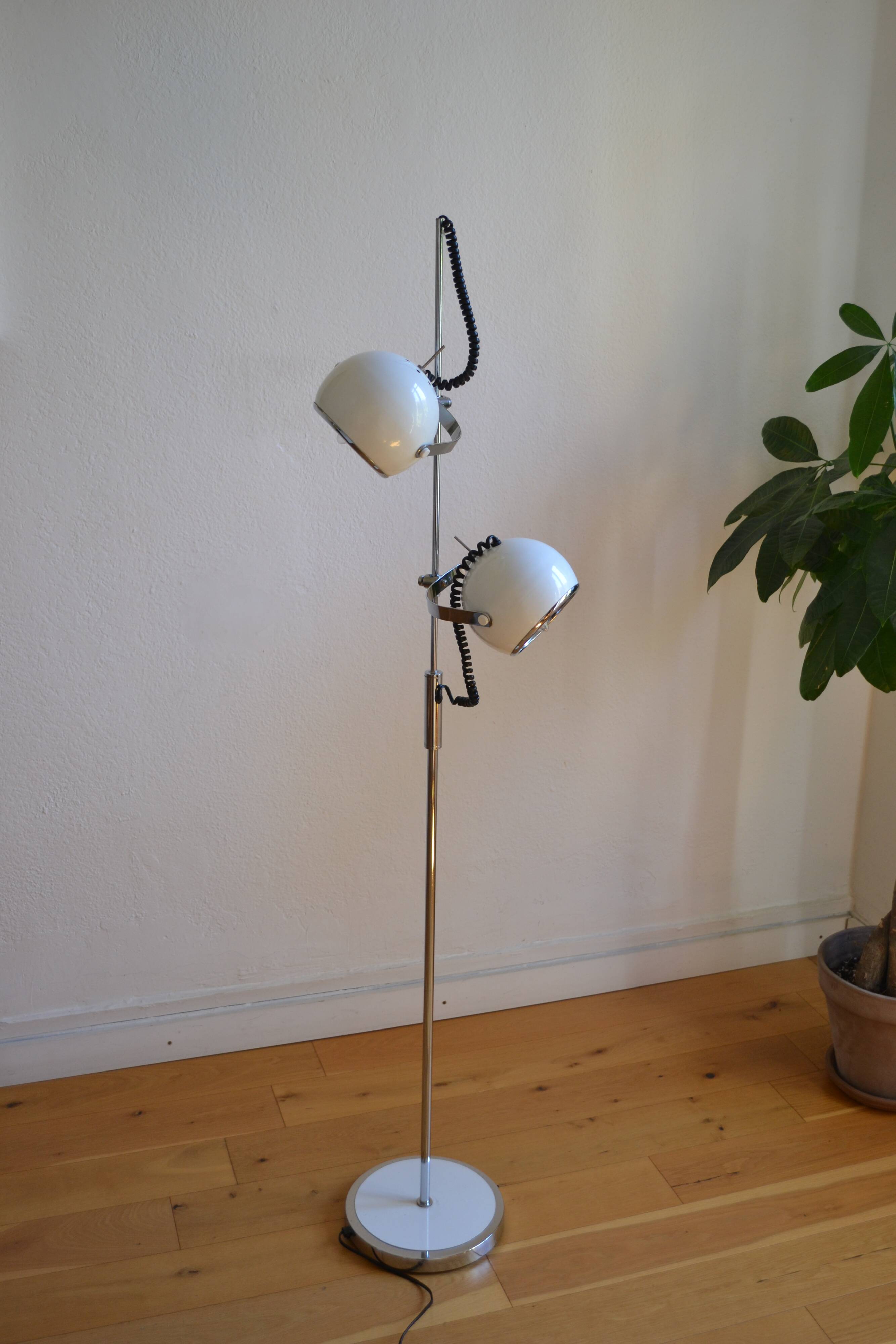 Vintage 1980 Eye Ball Reading Floor Lamp *** cult object of the 80s ***