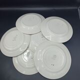 6 assiettes plates Maryse par Givors