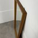 60s trapezoid mirror Scandinavian style 82 x 45 cm