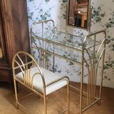 Hairdresser gold metal