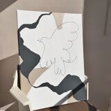 "La danse du ciel", 2022, acrylic on linen canvas, 50x70xcm by atelieragape