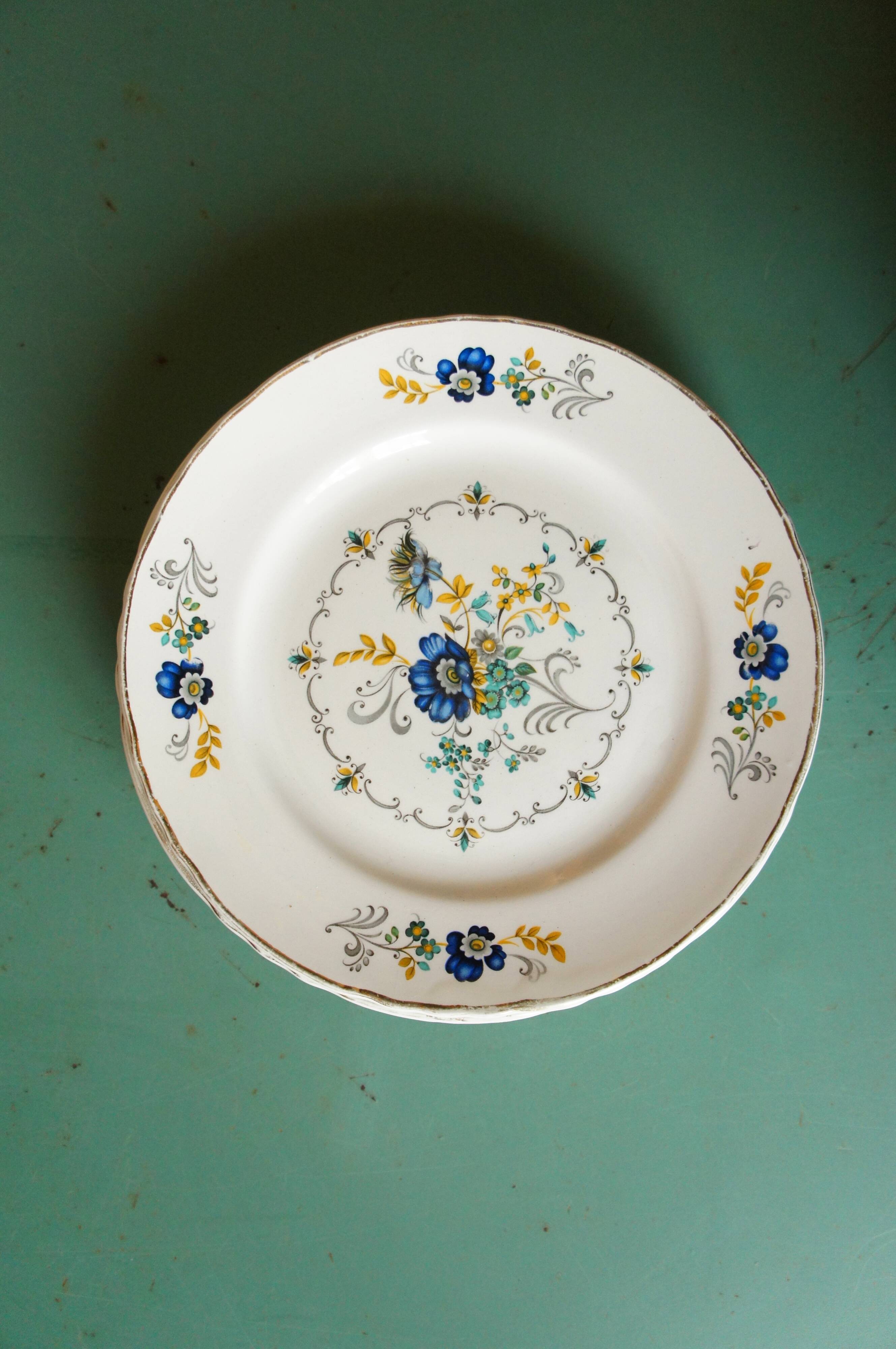 Set of 6 dessert plates Moulin des loups