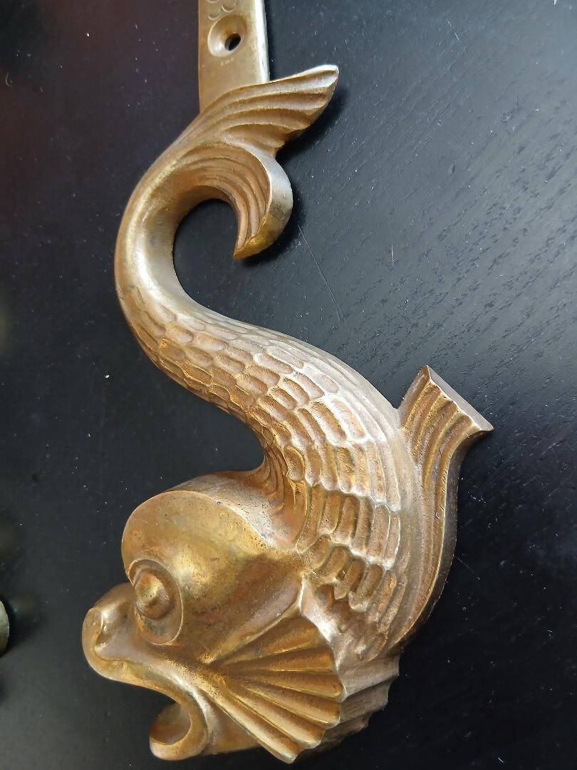Appliques Art Déco en bronze doré  Signées, E. GUILLEMARD (XXème)