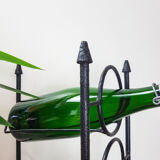 Wrought iron bottle holder