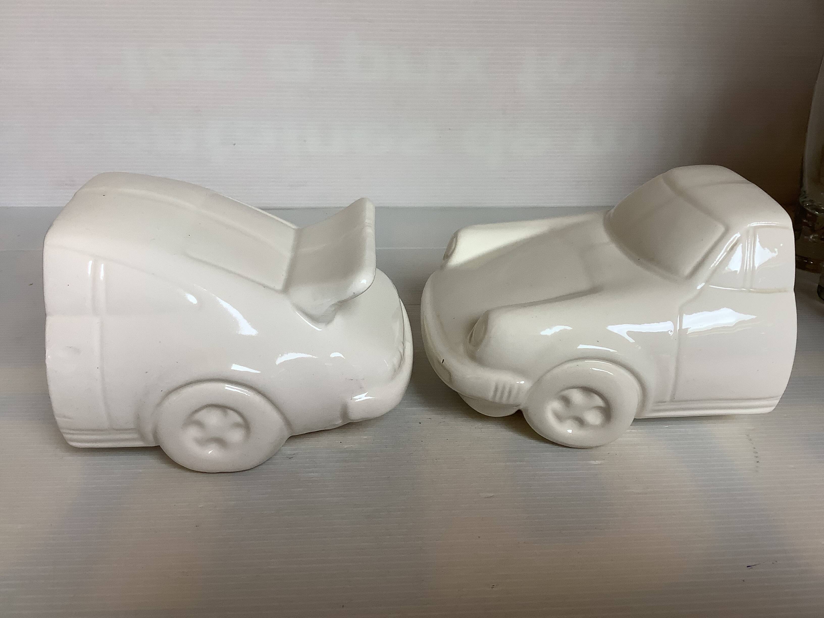 Pair of bookends Porsche 911