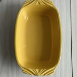 Ceramic baking dish, floral patterns