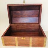 Large exotic wooden box
