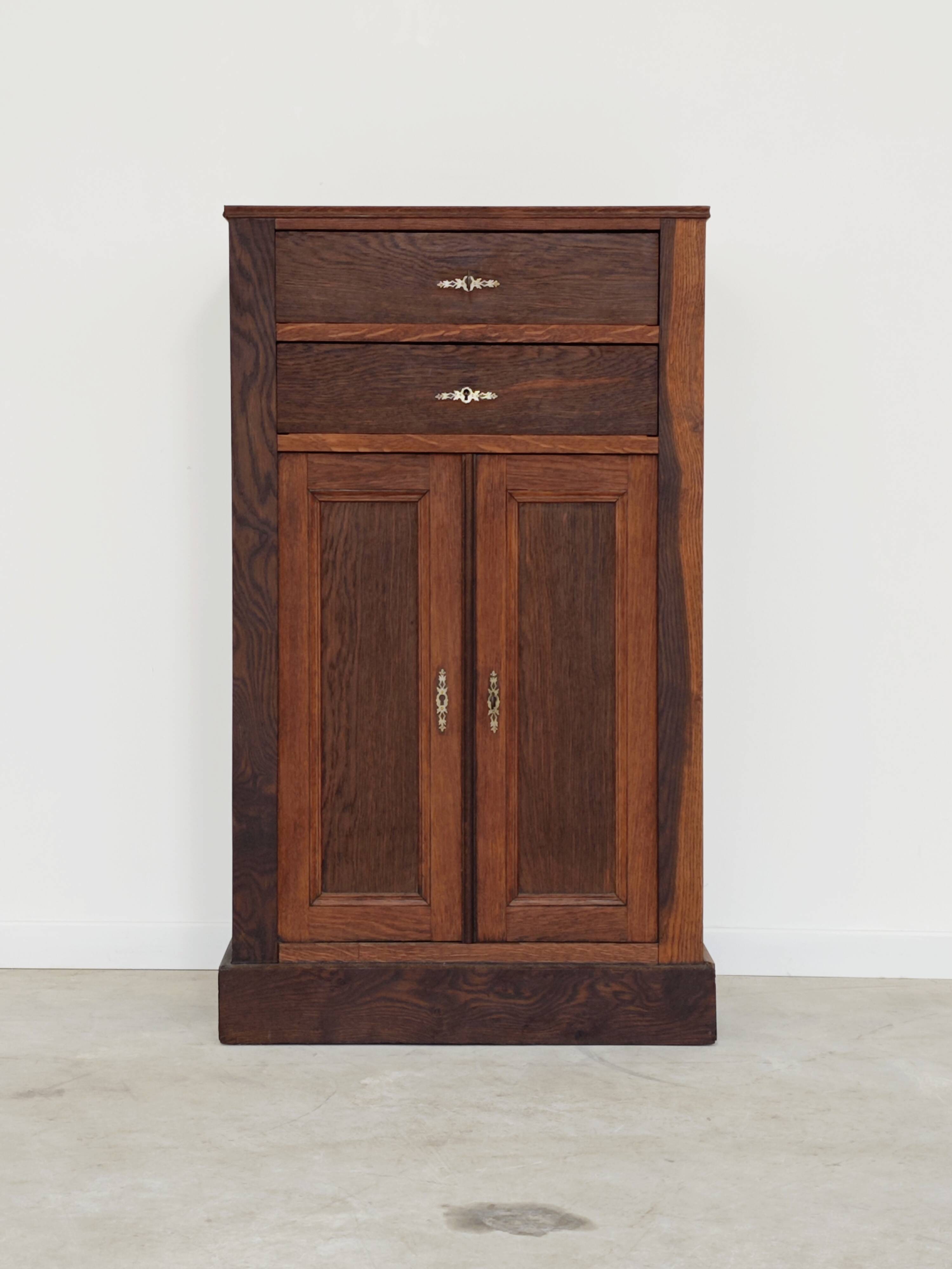Small wooden sideboard storage unit 1950