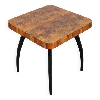 Table basse Jindrich Halabala « Spider » en finition noyer, 1940, Tchécoslovaquie