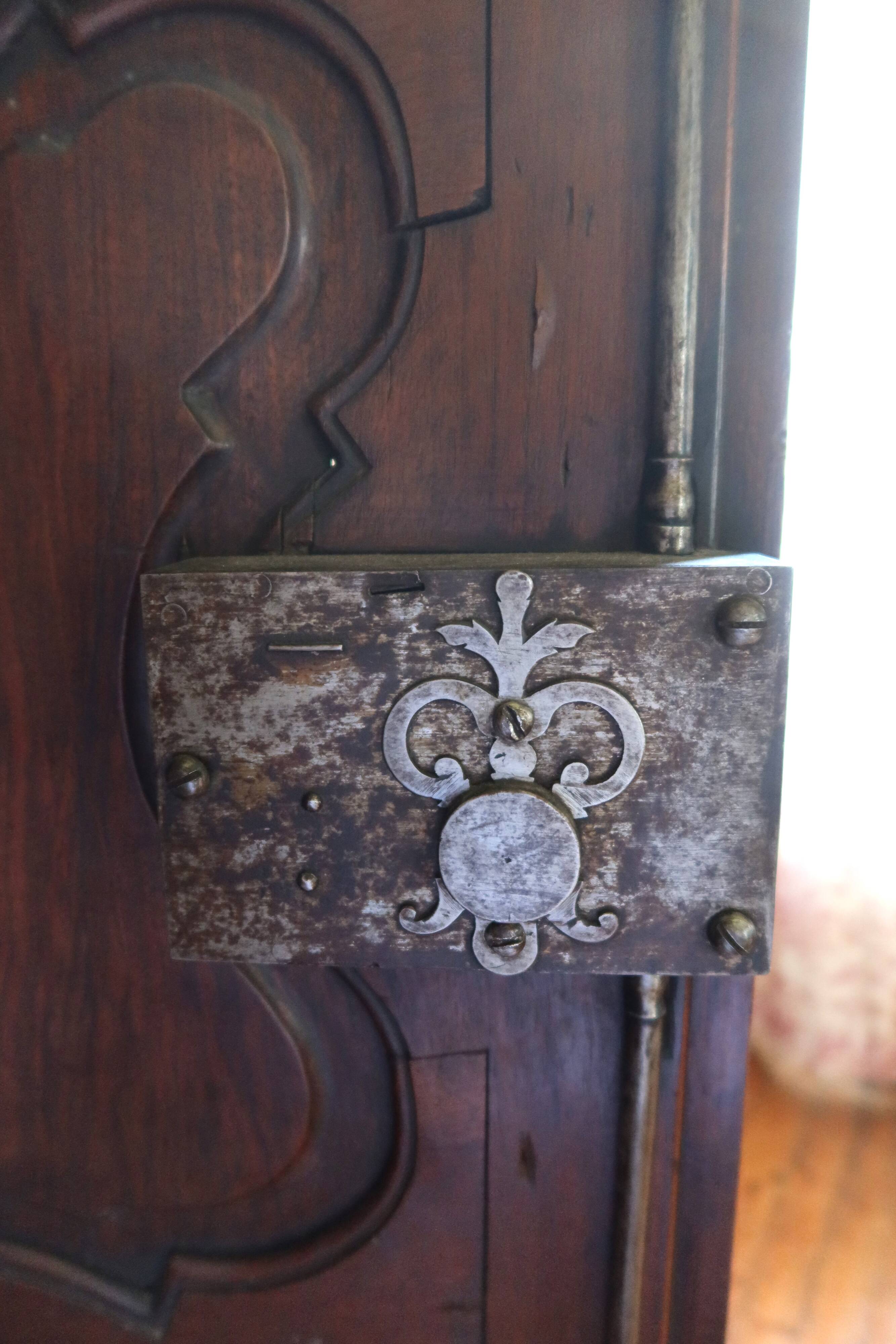 18th century curved Louis XV wardrobe